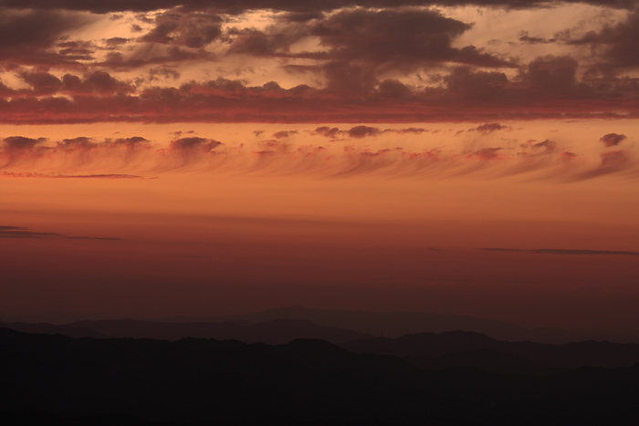 日没後の景色　　大星山_d0124866_20571931.jpg