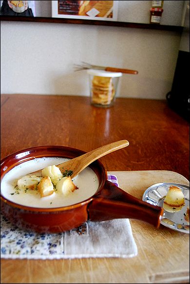 《ホワイトソース》カボチャのクリーミー乙女スープ　レシピコンテスト_a0105872_1418561.jpg