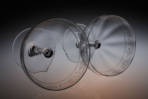 Baccarat \"LYS \" のシャンパンクープと月餅_c0108595_7581337.jpg
