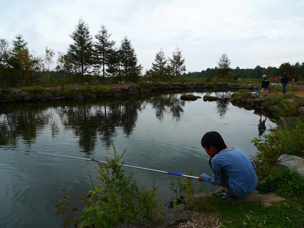 駒出池キャンプ場その２ 白駒池 八千穂レイクで岩魚釣り くま先生の滋賀が大好き