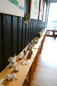 村田肇一作品展〜動物の森〜本日最終日です!_a0017350_11315673.jpg