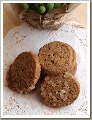 黒ゴマきな粉クッキー のんびり日記