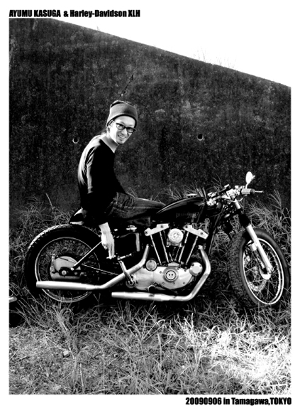 春日歩 & Harley-Davidson XLH(20090906)_f0203027_20231116.jpg