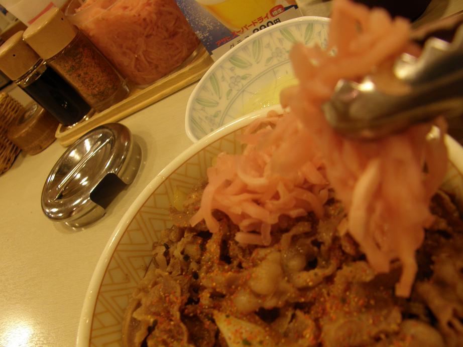 すき家の牛丼 阪急淡路西口店_c0118393_14314066.jpg