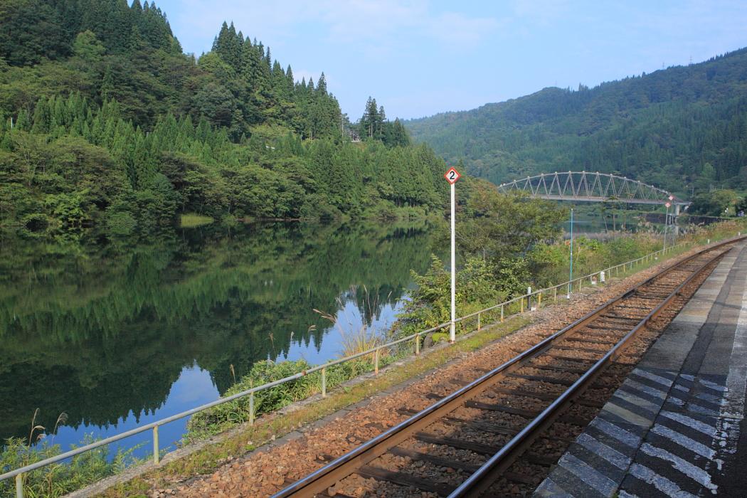 JR只見線　会津川口駅_e0143883_21322752.jpg