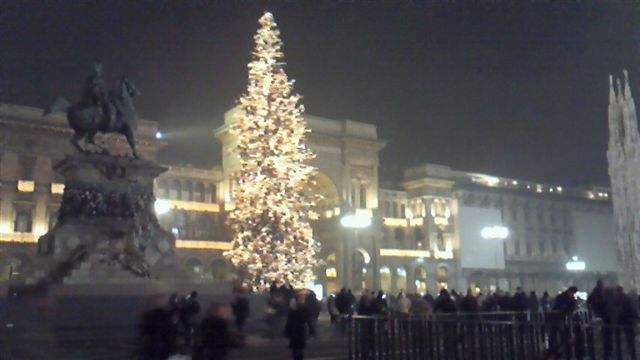 ミラノのクリスマス景色 イタリアぶらり旅日記