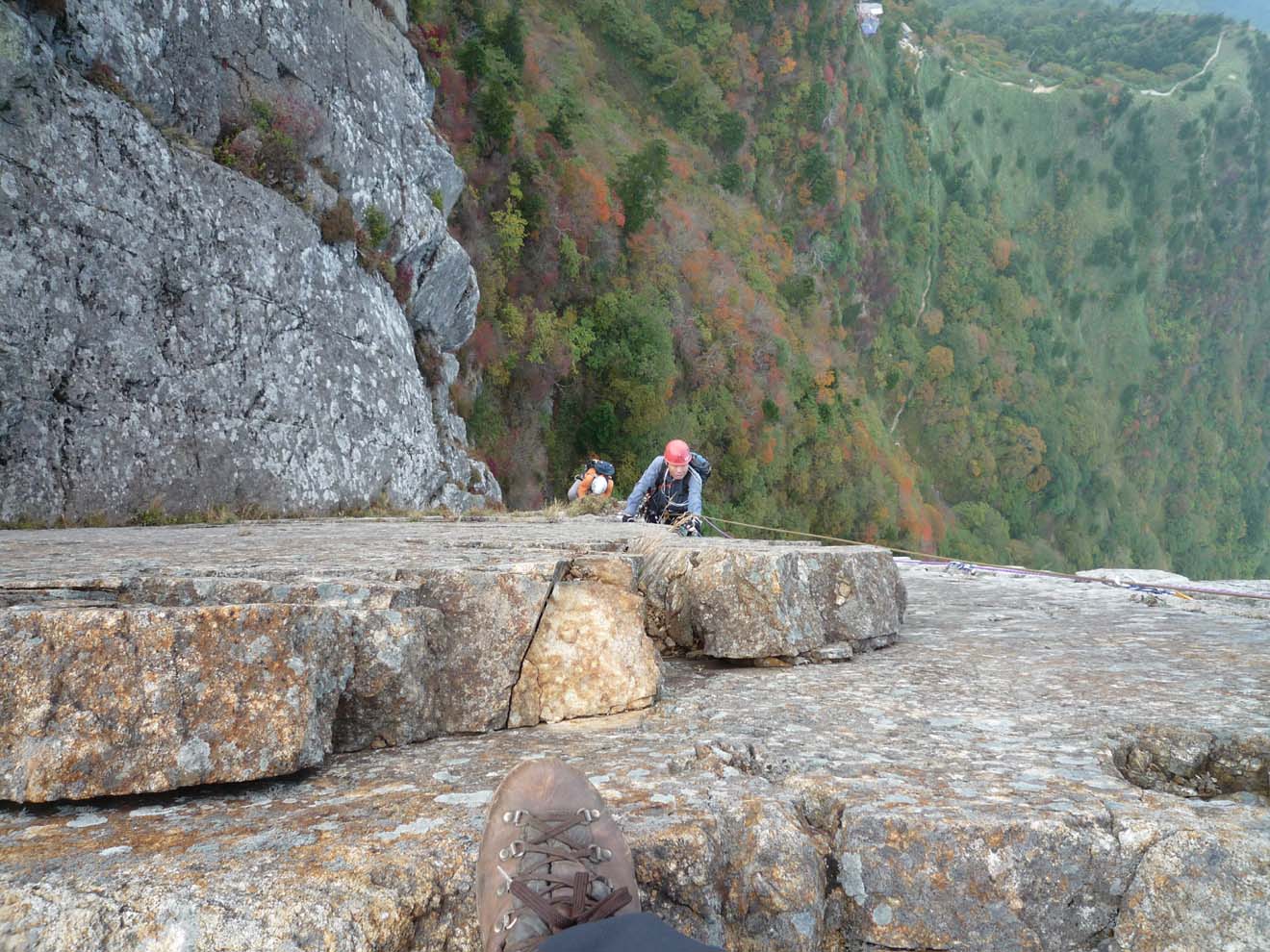 石鎚山　東陵コース　エントツ山さん達とバッタリ_b0124306_23561427.jpg