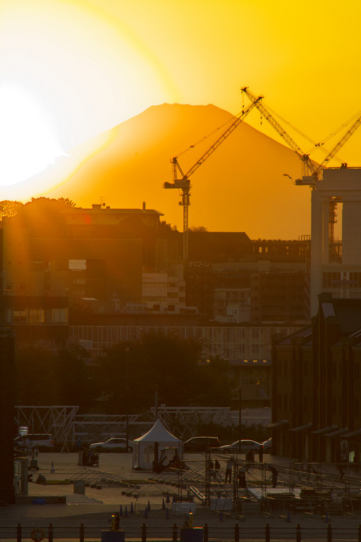 大桟橋夕景（１０月８日）_c0057265_8293485.jpg