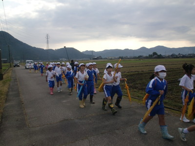 北新庄小学校の子供達が大豆の収穫をしました_e0061225_179538.jpg