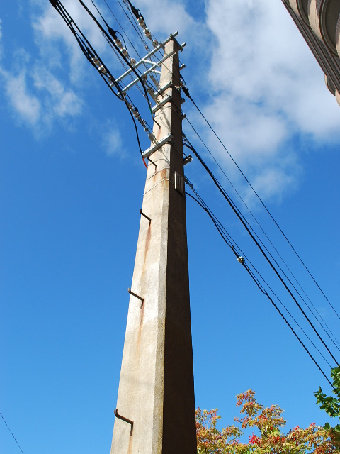 日本最古のコンクリート電柱(函館末広町レトロ建築コレクション)_f0142606_028610.jpg