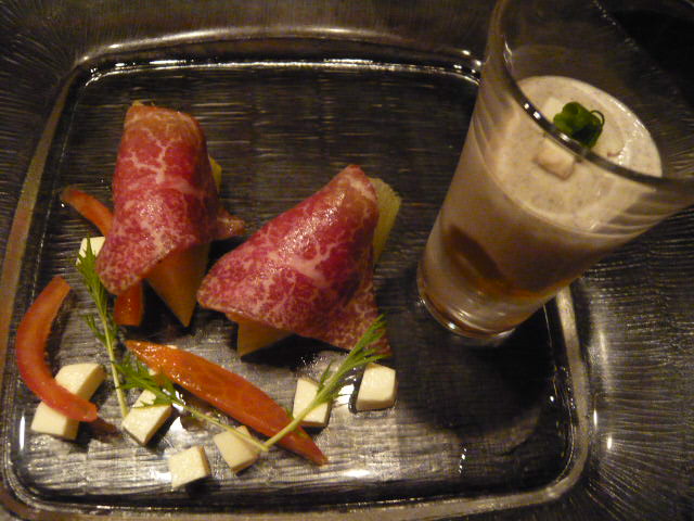 すみれの米沢牛懐石 2009 しゃぶしゃぶ_c0100865_5552229.jpg