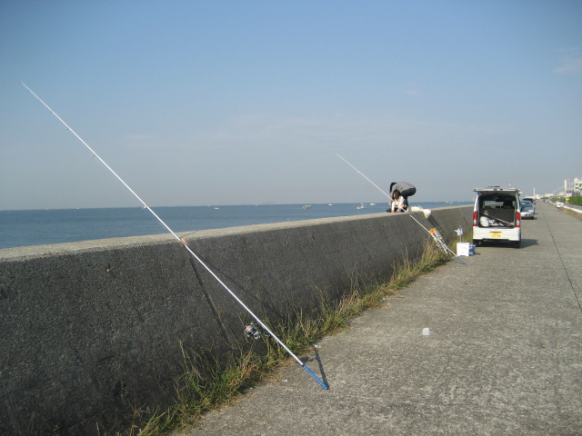 東二見人工島にてカレイ釣り_c0207380_824834.jpg