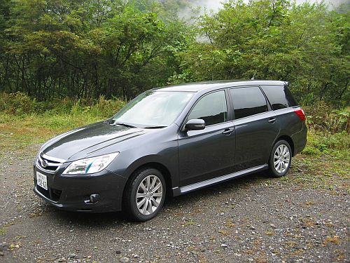 テレビ取材の後、最新型エクシーガでFF車の無段変速を堪能する。_f0076731_18483546.jpg