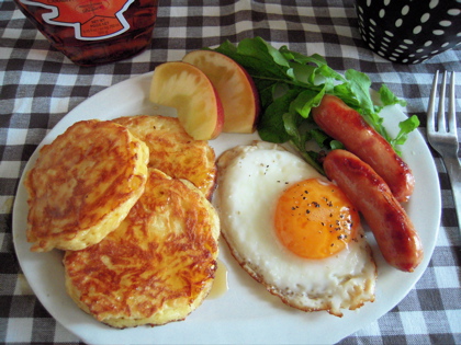 じゃがいものパンケーキ パンでできたドア