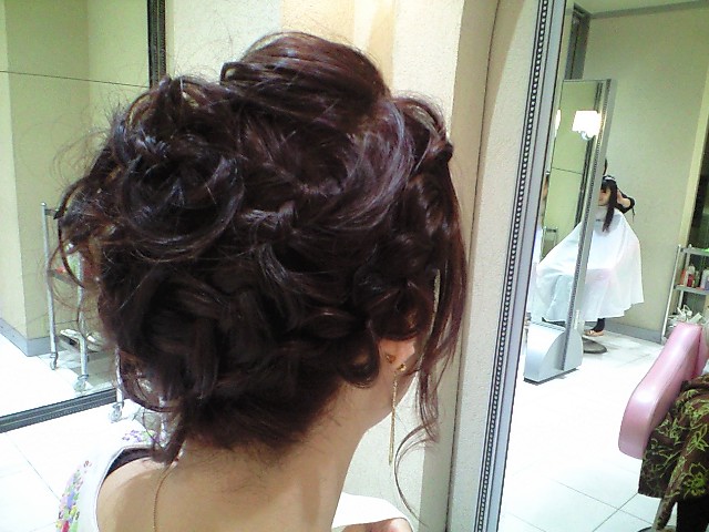 10月10日 ヘアセット♪_c0151965_21504794.jpg