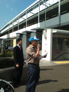 福山駅前街宣&鞆の浦視察_e0094315_1715184.jpg