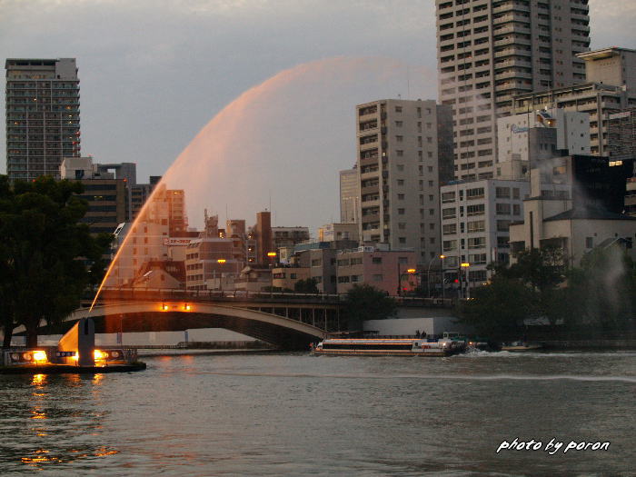 水都大阪２００９の夜の風景。_c0137342_8581820.jpg