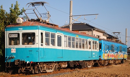 銚子電気鉄道 デハ702+デハ1001_e0030537_22401145.jpg