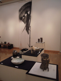 作陶展初日_e0109554_20301017.jpg