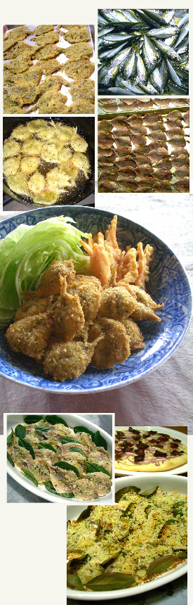 豆アジのフライとハーブパン粉焼き ばーさんがじーさんに作る食卓