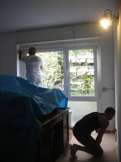 家の壁塗り      Pintar la casa_b0064411_2382695.jpg