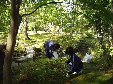 清水園で職場体験_e0135219_15151390.jpg