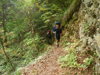 秋の北アルプス（徳本峠、大滝山、蝶ヶ岳、上高地） 　その２_e0066813_056361.jpg