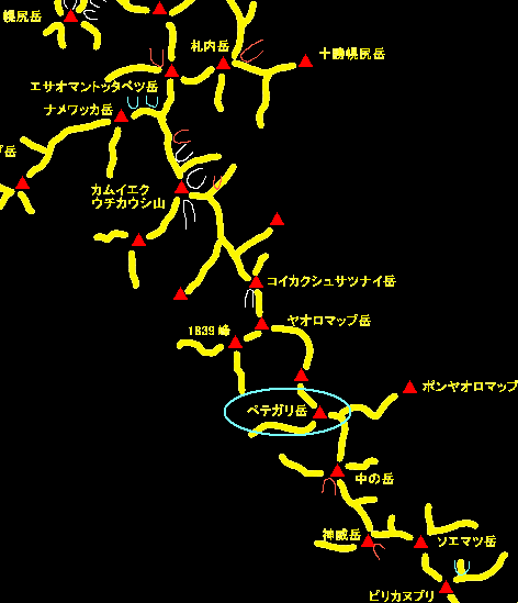 ＜2009年９月大型連休＞北海道・日高山脈の難関峰「ペテガリ岳」：（後編）_c0119160_1817766.gif