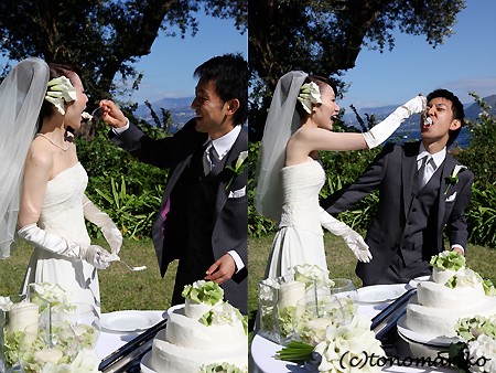 カプリ島の結婚式 〜ガーデンウェディング編〜_c0024345_6593057.jpg