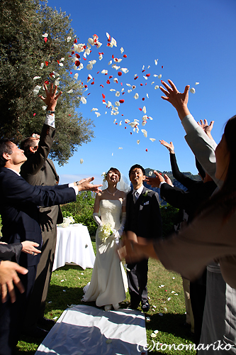 カプリ島の結婚式 〜ガーデンウェディング編〜_c0024345_6594893.jpg