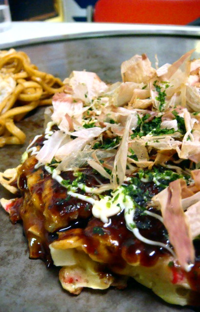 お好み焼き 大阪 福島の かく庄 Soleilの庭あそび 布あそび