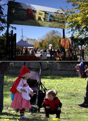 クイーンズのアート公園でもハロウィン・イベント_b0007805_19353154.jpg