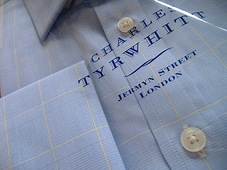 CHARLES TYRWHITT/Mason Blue&Gold Poplin Check Shirts_c0107997_11114098.jpg