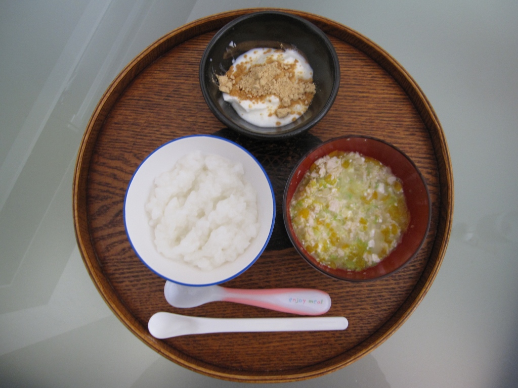 離乳食 中期 きな粉 みみとしっぽ