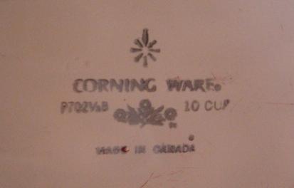 70\'s Antique CORNING WARE 陶磁器鍋 Made in Canada   _c0210815_17452524.jpg