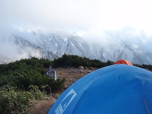 初雪の爺ケ岳・鹿島槍ヶ岳　その２_c0224989_19485537.jpg