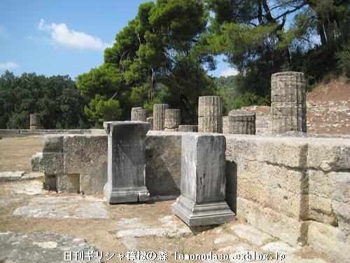 オリンピアのヘラ神殿 日刊ギリシャ檸檬の森 古代都市を行くタイムトラベラー