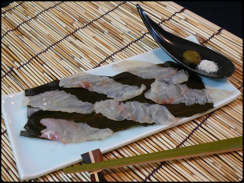 アマダイの昆布締め 魚と野菜と私と和ノ香