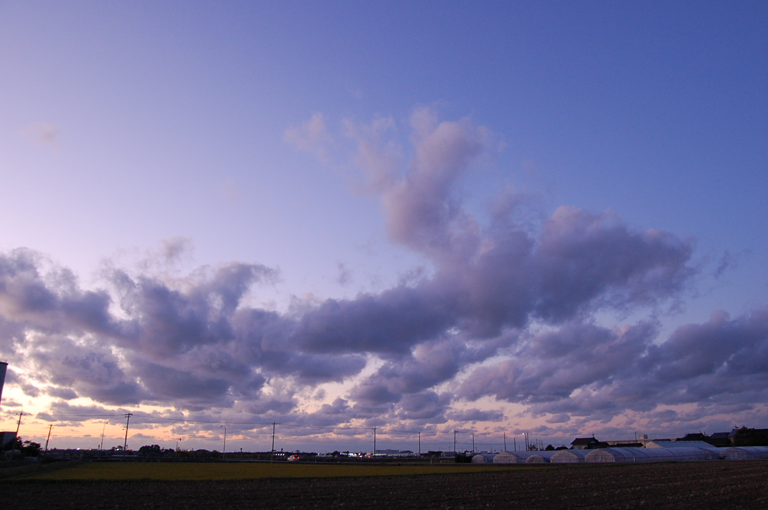 秋も深まる銀次郎散歩道　　夕空_e0086292_1344493.jpg