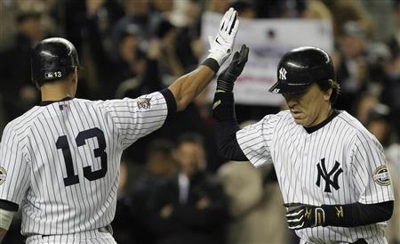 NY・ヤンキース世界一 ! 祝!松井秀喜MVP受賞(日本人初) : CLOUD NY・ヤンキース世界一 ! 祝!松井秀喜MVP受賞(日本人初) : CLOUD