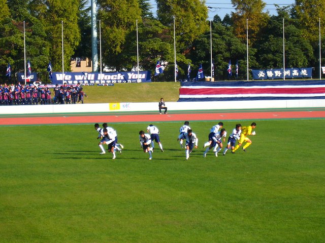 野洲高校ｻｯｶｰ部観戦記 選手権予選準決勝対綾羽高 皇子山 楽浪の近江 さざなみのおうみ