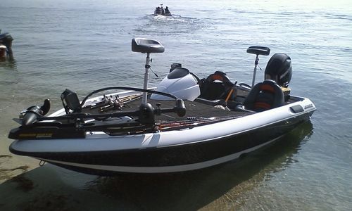 マーキュリー4スト60馬力ブラックマックスバスボートサウザー450