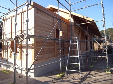 建て方 吉野サロン 2日目_c0124828_16462267.jpg