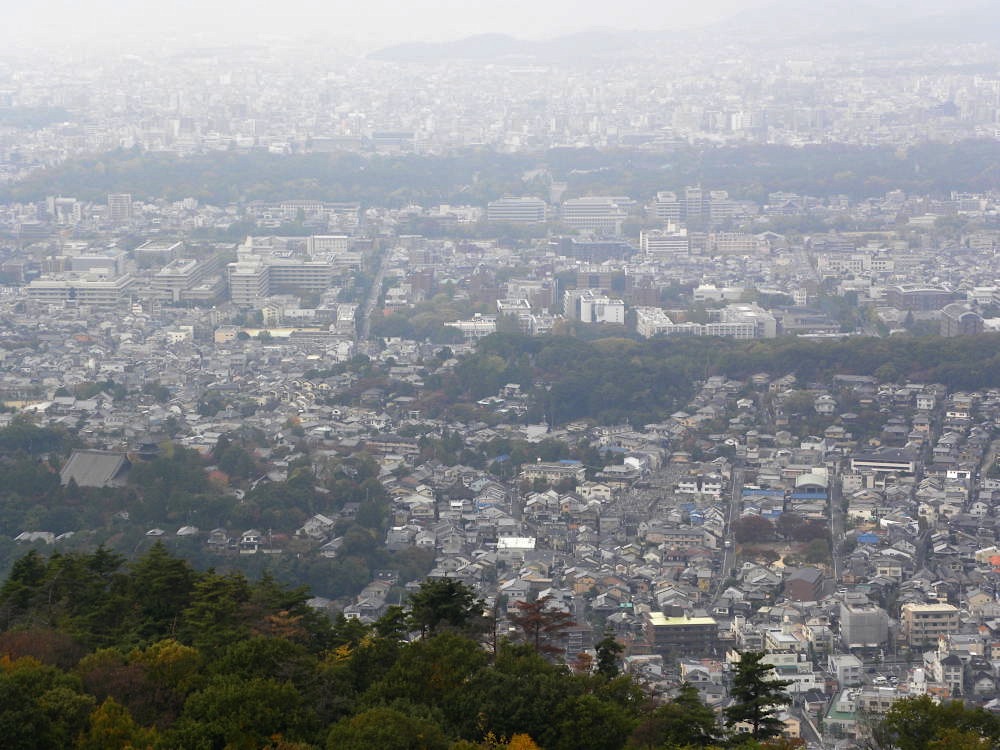 京の大文字山　１１月１０日（火）_c0078410_8115647.jpg