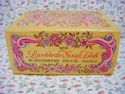 AVON LOVEBIRDS SOAP DISH_e0122024_18344351.jpg