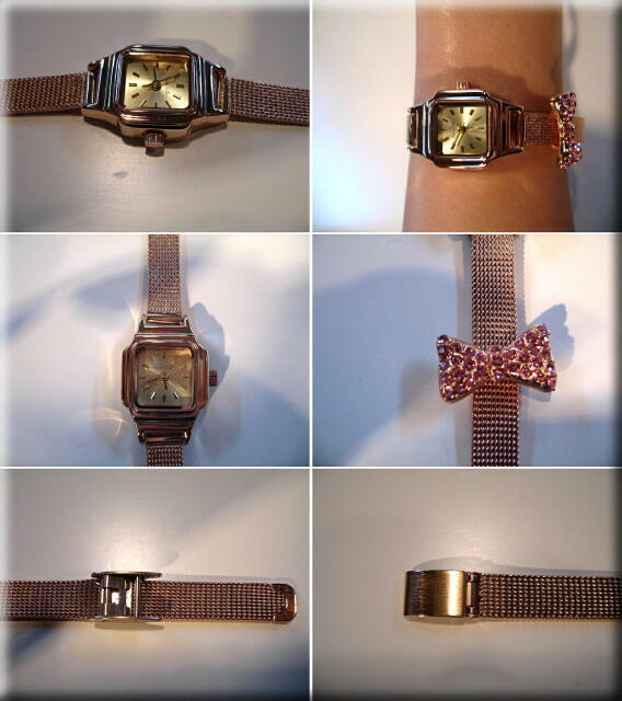 ＩＳＢＩＴ<Vadret Tellor> ヴァドレットテラー ＲＩＢＢＯＮ　ＣＨＡＲＭ　ＷＡＴＣＨ　ＰＩＮＫＧＯＬＤ_a0089359_18515834.jpg