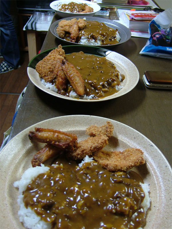 そして夜カレー_c0110051_2204074.jpg