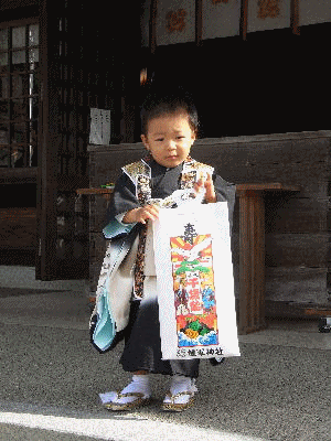ひろとくん七五三 髪置きのお宮参り 四季折々 3