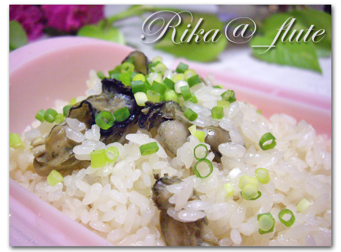 牡蠣ご飯 ルクエでご飯_c0103827_21151463.jpg
