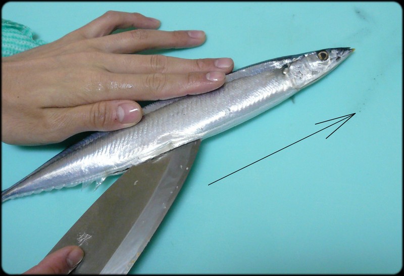 サンマ を使った 3枚おろし 大名おろし 編 魚と野菜と私と和ノ香